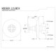thumbnail image 2 of Control de volumen Kingston Brass KB3001EX cromo pulido, 2 of 2