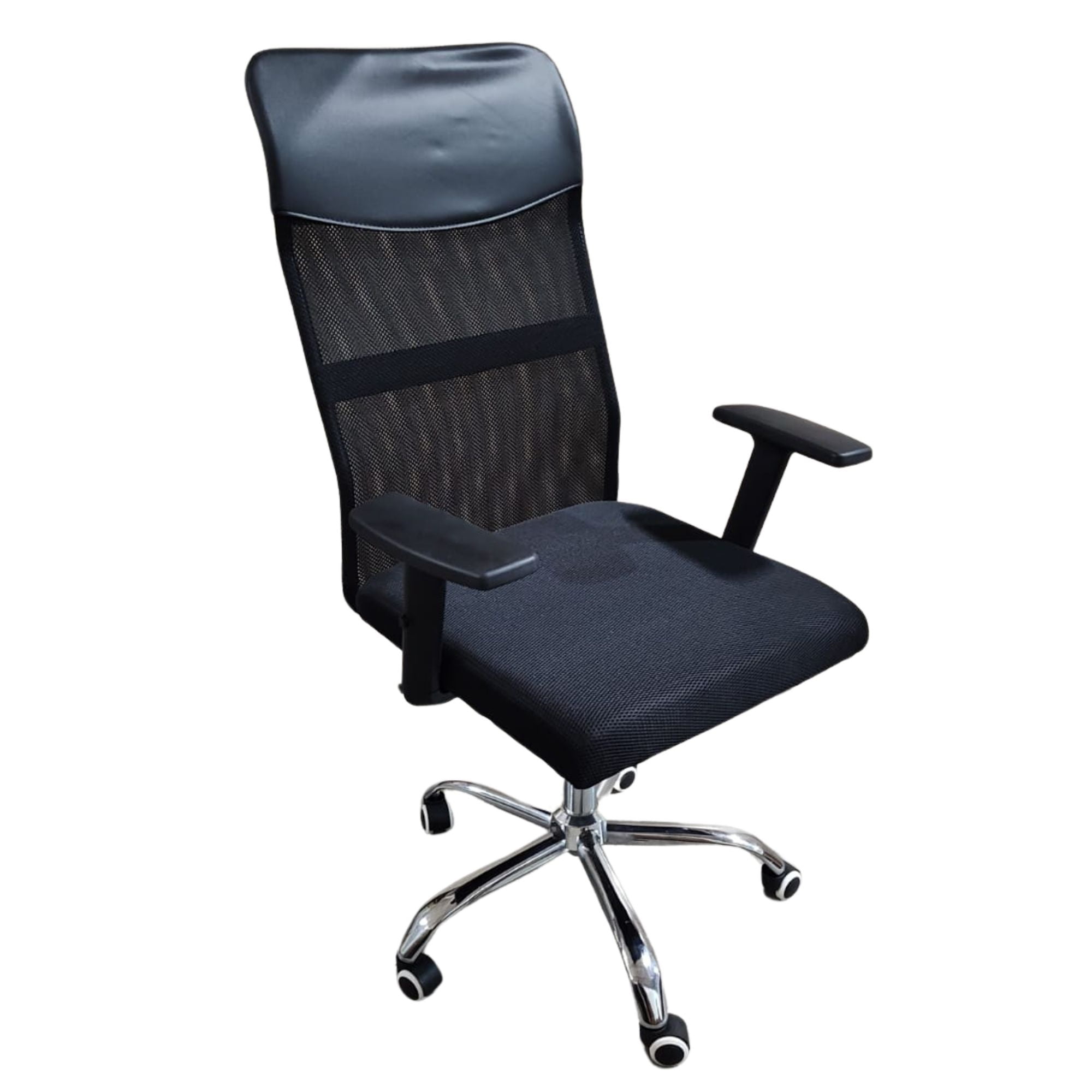 Velazio - Silla De Escritorio Business Brazos Altura Ajustable Espaldar Con Mecanismo De Balanceo