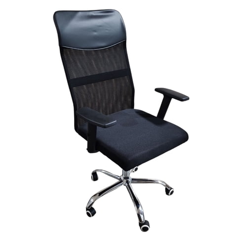 Velazio - Silla De Escritorio Business Brazos Altura Ajustable Espaldar Con Mecanismo De Balanceo