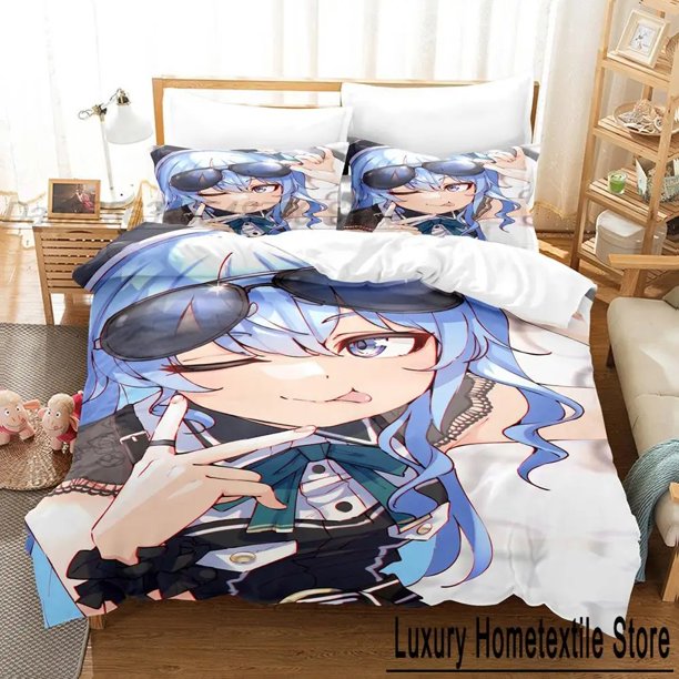 Hosimati Suisei Bedding Set Bed Set Adult Kid Bedroom Duvet cover Sets bed sheet set Bed Sheets