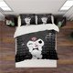 thumbnail image 3 of Cut-e Ani-me Car-toon Duv-et Cove-r Set- 3D Printed- Lightw-eight a-nd Com-fortable Be-dding- 3-Piece -Bedding -for Boys- and Gir-ls Bed-room Decorati-on, 3 of 5