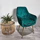 thumbnail image 2 of Pack 2 Sillón Sitial Diamante Terciopelo Verde | Moderno y Cómodo, 2 of 4