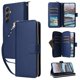 thumbnail image 3 of Funda Cartera con Cremallera y Correa para Samsung Galaxy A34 Soporte y Tarjetero Azul, 3 of 6