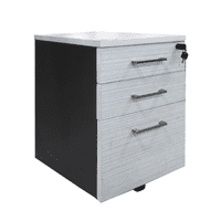 Muebles Santa Ana - Cajonera Móvil 2U 1Kx Maple Con Gris