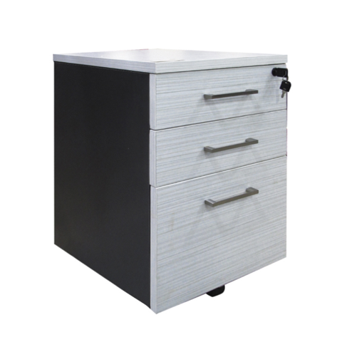 Muebles Santa Ana - Cajonera Móvil 2U 1Kx Maple Con Gris