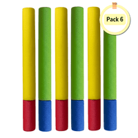 Genérico - Pack 6 Unidades Pistola Lanza Agua Espuma Verano Piscina 30 Cm