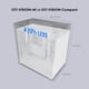 thumbnail image 3 of Caja para PC Lian Li O11 Vision-M mATX Blanca 140 mm, 3 of 8