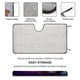 thumbnail image 2 of Perezoso Parasol para Parabrisas Delantero Protector Plegable, Visera Solar para Auto Bloquea Rayos UV Mantiene tu Vehículo Fresco140cm*76cm, 2 of 6