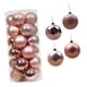 thumbnail image 3 of 24 Piezas De Adornos De Bolas De Navidad Inastillables Para Bodas, Vacaciones, Hogar, Rosa áureo, 3 of 4
