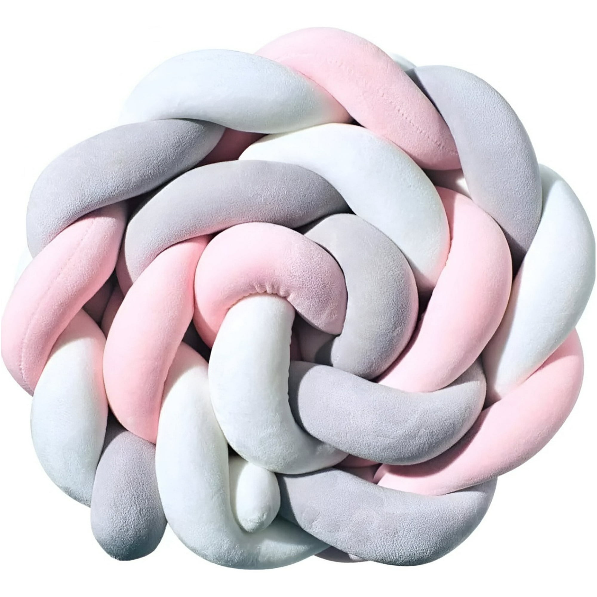 Genérico - Trenza Cojín Seguridad Para Cuna Bebes Protección Jhn