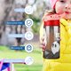 thumbnail image 5 of EscandalososBotella de Agua con Tapa Pop Top de Un Toque, Acero Inoxidable, a Prueba de Fugas, para Deportes, Botella Infantil rosa 12 oz, 5 of 6