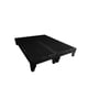 thumbnail image 5 of Cama Dos Plazas Con Respaldo y bases divididas de 150 X 190cm Tapizada en Felpa Negro, 5 of 6