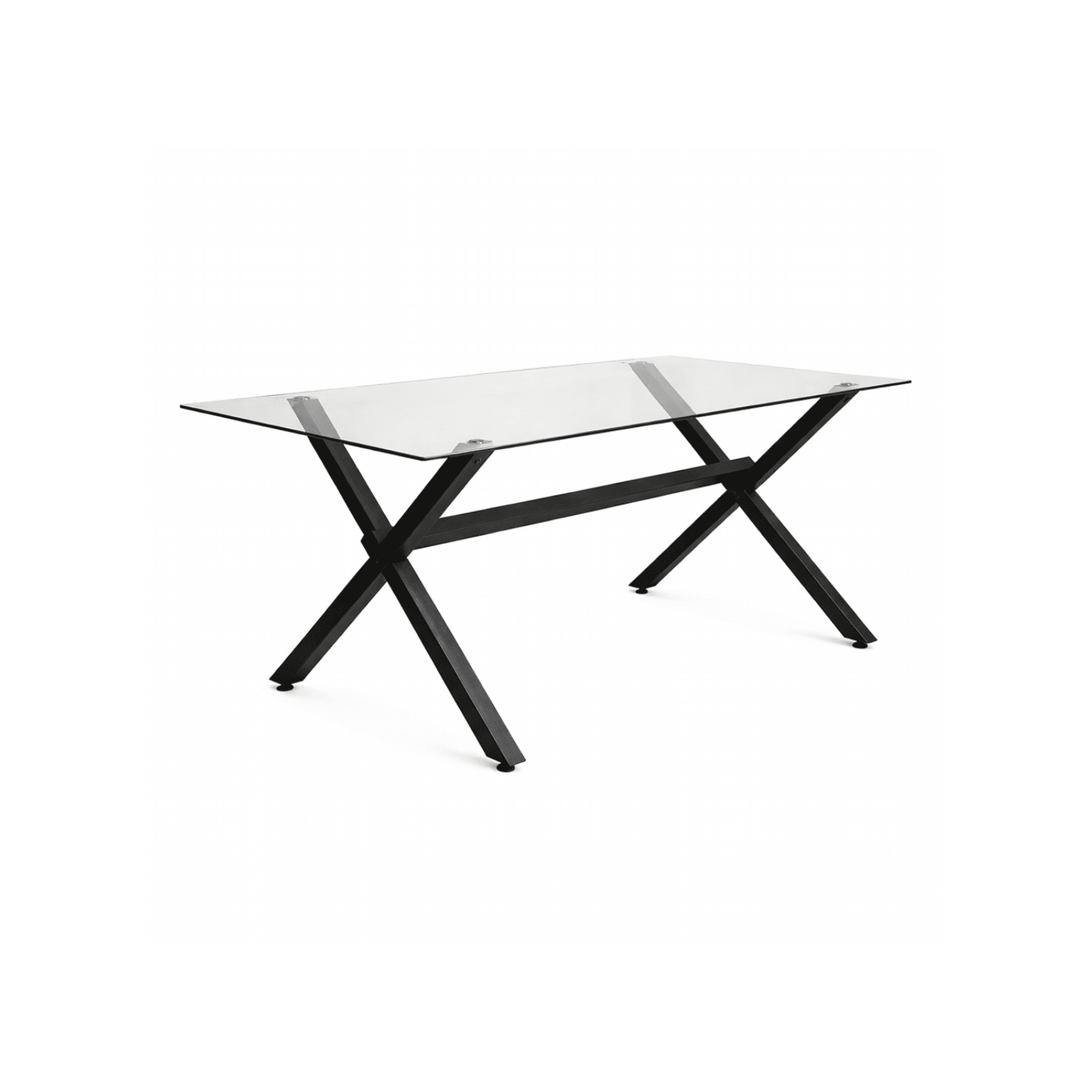 Habita2 Chile - Mesa De Vidrio X Black 140x90