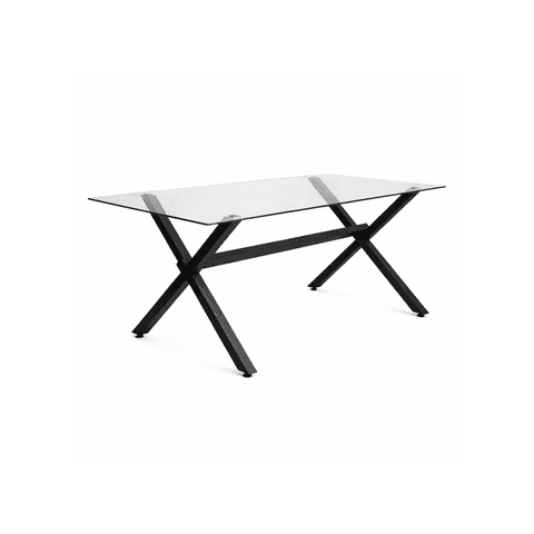 Habita2 Chile - Mesa De Vidrio X Black 130X90