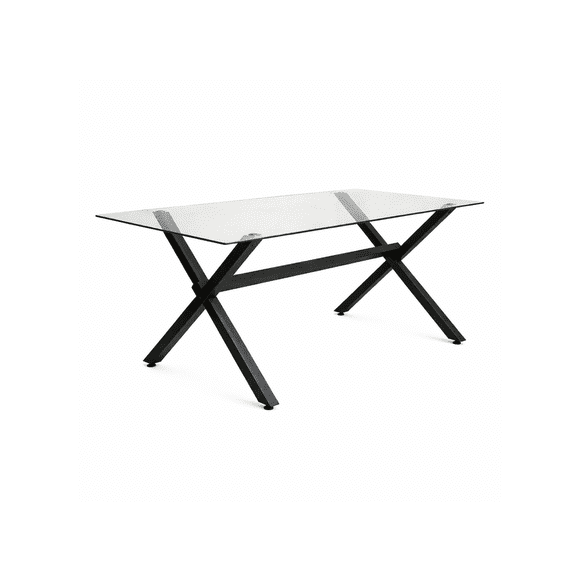 Mesa de Vidrio X Black 130X90