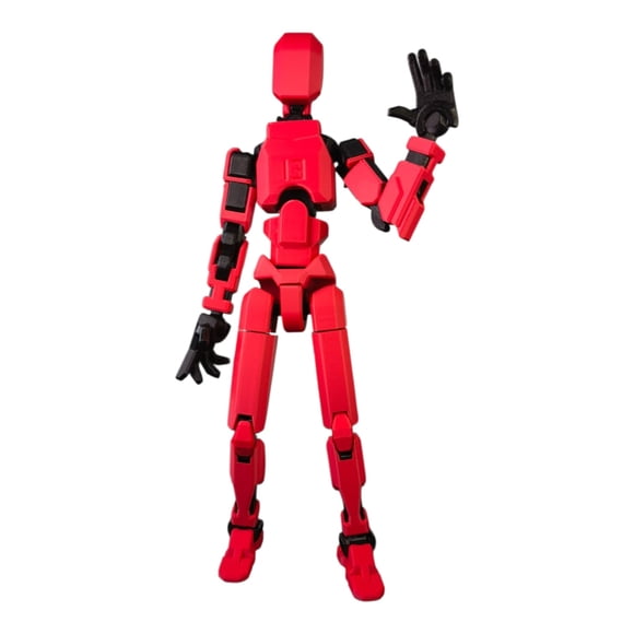 TITAN 13 GRANDE COLOR ROJO - FIGURA ARTICULADA 32 cm