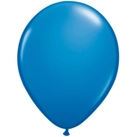 Globo Qualatex de látex azul oscuro de 5 cm, paquete de 100