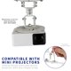 thumbnail image 3 of Soporte de proyector de techo VIVO MOUNT-VP01W para Normal/Mini, 3 of 7