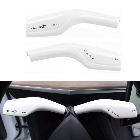 Cubierta para la palanca de cambios YHCDSEA para Tesla Model 3/Y - Blanco