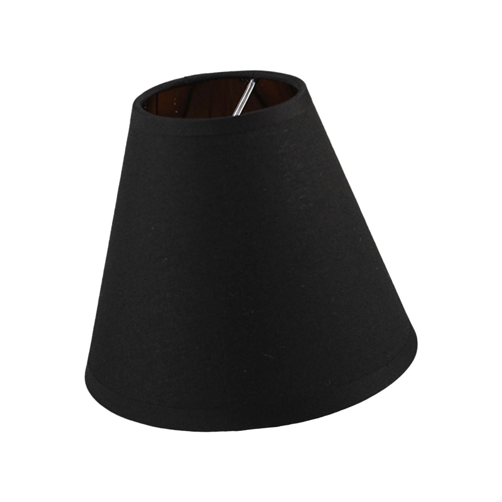 Magideal - Pantalla De Lámpara, Lámpara De Araña, Cubierta De Lámpara, Decoración Clásica, Carcasa De Lámpara De Noche, Cubierta De Lámpara De Repuesto Para Bar, Negro