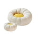 thumbnail image 2 of Puf Para Salón, Interior, Oficina, Color Beige Y Amarillo, 2 of 5