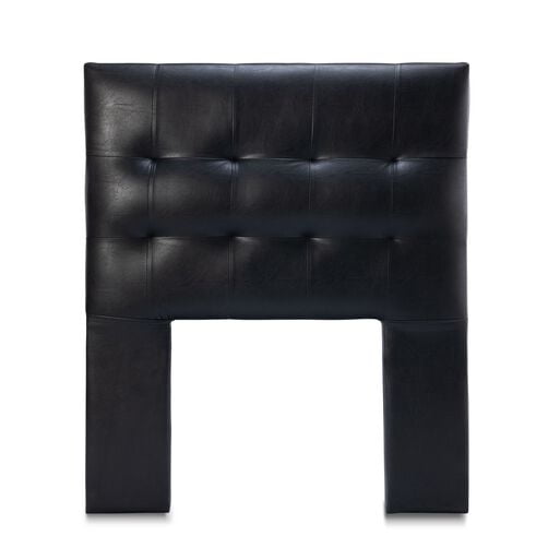 Dec-hogar - Respaldo De Cama 1.5 Plazas Manarola Pu Negro