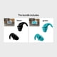 thumbnail image 1 of Sleep, Swim, and Travel in Peace with 1 Pair of Soft and Comfortable Silicone Earplugs - Sound Insulation, Noise Reduction, and Waterproof, 1 of 5
