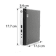 thumbnail image 2 of PC HP ProDesk mini Core i3 8ªGen. 8GB RAM -  120GB SSD - Reacondicionado, 2 of 6