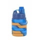 thumbnail image 2 of Botella Agua Para Niños Silicona Plegable Arcoiris 500ml Naranjo, 2 of 3