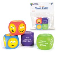 Juego De 4 Cubos De Emojis De Espuma Learning Resources 3+