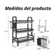 thumbnail image 2 of Escurridor Secador De Platos 3 Niveles Estructura De Acero, 2 of 5