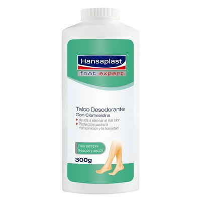 Talco Desodorante Con Triclosan Frasco 300 G Hansaplast