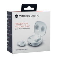 Audifono Motorola Moto Buds 105 True Wireless Blanco Open Box
