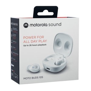 Audifono Motorola Moto Buds 105 True Wireless Blanco Open Box