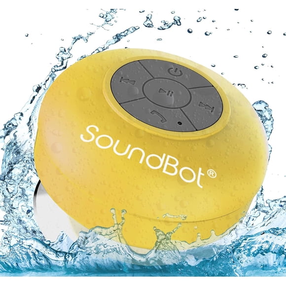 Altavoz de ducha Soundbot SB510 HD Bluetooth Amarillo