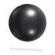 thumbnail image 1 of Pelota de Pilates pequeña, pelota de ejercicio, pelota de Yoga de alta resistencia gruesa, pelota de núcleo para estabilidad, entrenamiento de núcleo, Negro, 1 of 5