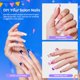 thumbnail image 2 of Kit de uñas Beetles Tipex Square Medium Uñas Puntas 224 unidades, 2 of 9