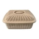 thumbnail image 3 of Cesta De Frutas Con Tapa, Organizador De Accesorios De Cocina, Cesta De Pan Para Servir, Color Caqui, Grande, 3 of 5