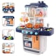 thumbnail image 5 of Set De Cocina Juguete Con Luz Sonido Agua Vapor Niños Azul, 5 of 5