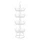 thumbnail image 5 of Árbol de zapato giratorio de 4 niveles, árbol de zapato, estante de secado de zapatos, organizador de zapatos redondos, estante de zapato giratorio, p Blanco, 5 of 5