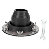 Magideal - Elevador De Estufa Para Carpa Caliente, Ventilación De Chimenea, Estufa Duradera, Anillo Protector Ignífugo, Conexión De Tubería De Techo Para Cabañas