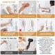 thumbnail image 3 of Shower Caddy LEVERLOC - Estante de baño con ventosa (10 kg), color blanco, 3 of 9