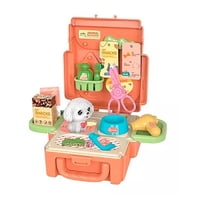 Genérico - Mochila Juguete Cuida Tu Mascota Cute Pet Didactica Niños