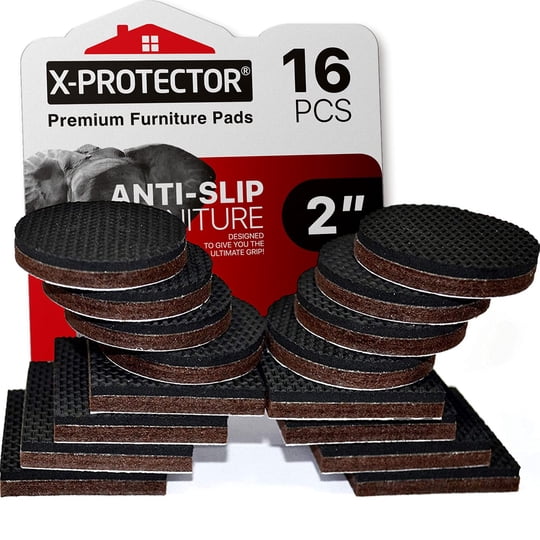 Protectores Para Muebles X-protector Antideslizantes, 16 Piezas Para Piso