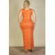 thumbnail image 3 of Vestido Largo Ajustado con Estampado Tie Dye de Talla Grande, 3 of 5