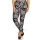 thumbnail image 1 of Saronite Leggings de Cintura Alta y Largo Completo con Estampado Abstracto (Talla Grande para Mujer), 1 of 4