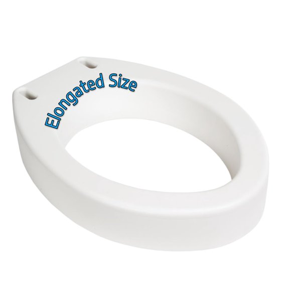 Elevador para asiento de inodoro Essential Medical Supply, 3.5 pulgadas
