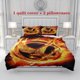 thumbnail image 1 of 3pcs "The Flame Mocks the Bird" and Burning Trident Symbol of Freedom & Resistance Themed Bedding Set Soft Duvet Cover with 2 Pillowcases Ideal for All Seasons, 1 of 5