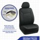 thumbnail image 5 of Fundas para asientos de auto Skechers Memory Foam de lycra, compatibles con airbags, 5 of 8