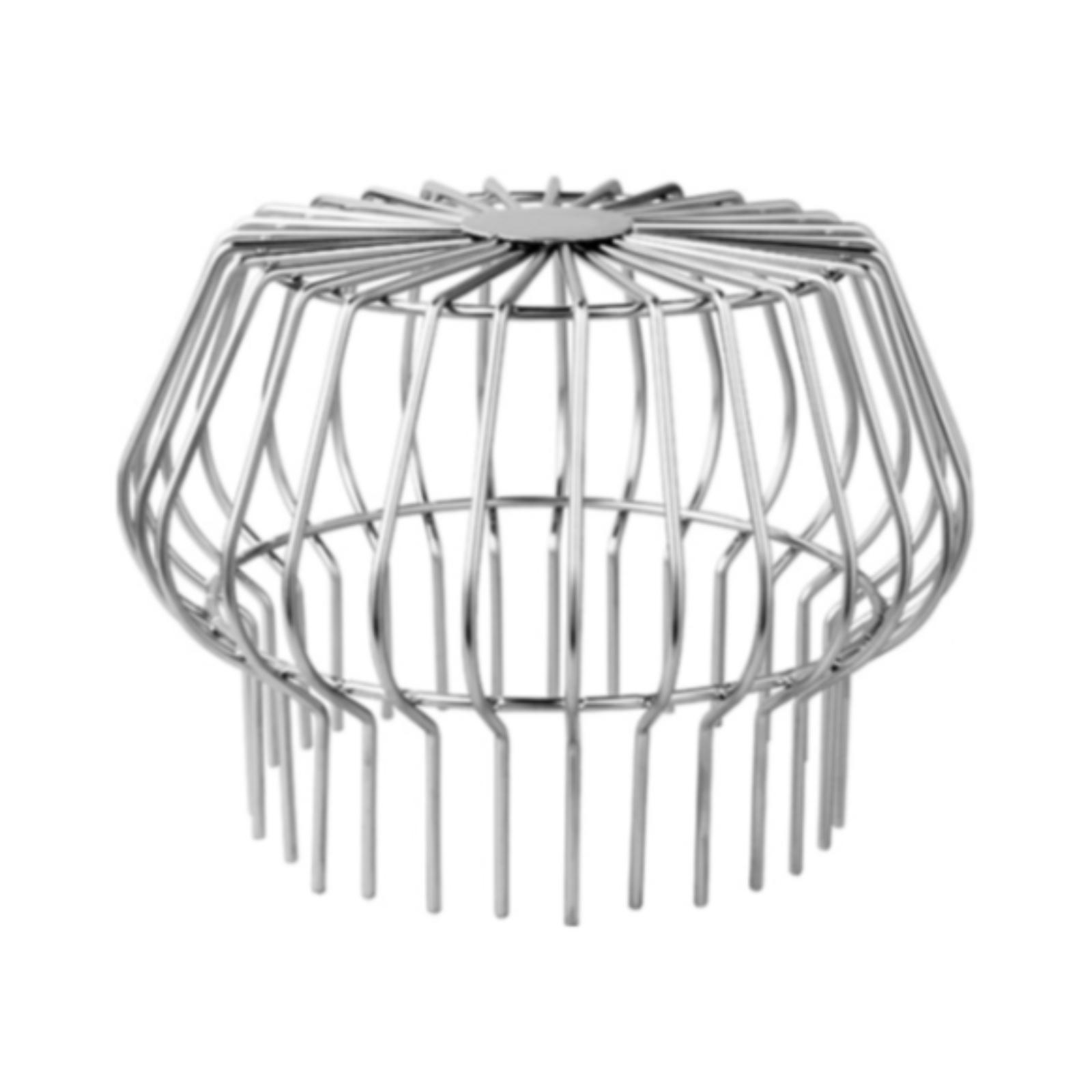 Magideal - Protector De Hojas Para Canalones, Filtro Exterior, Colador, Tapa De Alambre, Antiobstrucción, Para Balcón, A Prueba De Óxido, Protector De Canalones, Tapa De Drenaje 8 Pulgadas